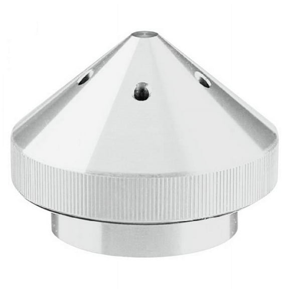 GFELMKWDP G-Force Eliminator White Aluminum Trolling Motor Propeller Nut for Minn Kota