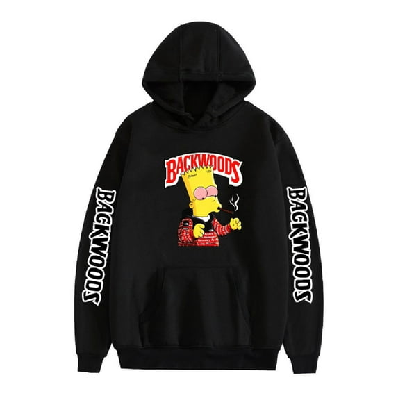 GFGSZTAFB Backwoods Hoodie Men's fashion letter graphic printed sweatshirt Casual Harajuku Streetwear