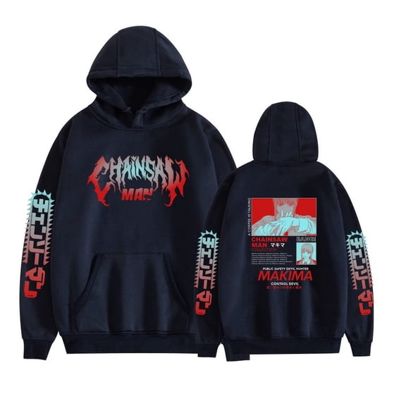 GFGSZTAFB Chainsaw Man Casual hoodie Anime Printing Long Sleeve Unisex Oversized hoodies