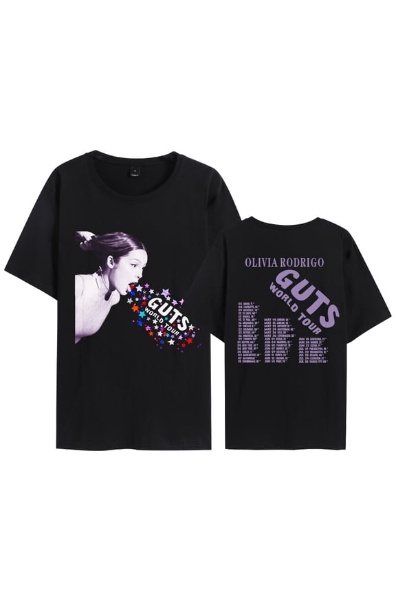 Gu.Ts T-shirt Oli.Via Ro.Drigo Short Sleeve, Gut.S Tour Cotton T-shirt, Unisex Graphic Shirt