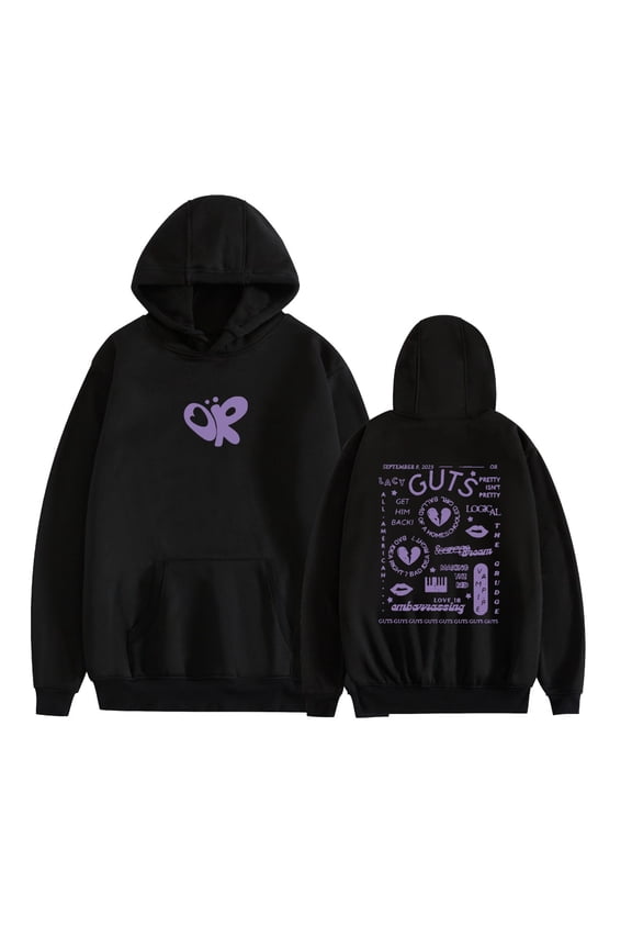 Guts World Tour Hoodies, Oli.Via Rodrigo Tracksuits Guts World Tour Fan Concert Pullovers