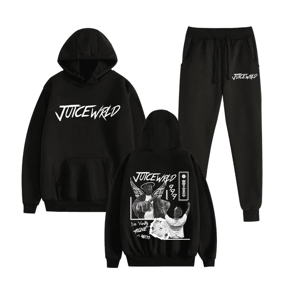 GFGSZTAFB JUICE WRLD Two-Piece Hoodie New Style 999 Rapper Hip Hoodie Unisex