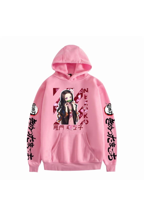 Kamado Nezuko Anime Hoodie Sweatshirt Fashion Men/Women Casual Hip Hop Harajuku Style Loose Fit Pullover Sweatshirt