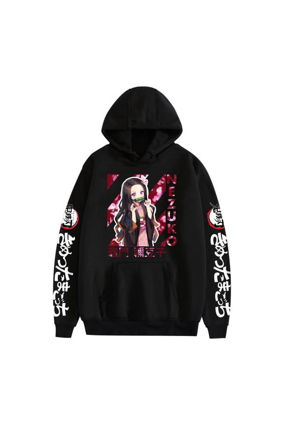 Kamado Nezuko Anime Hoodie Sweatshirt Fashion Men/Women Casual Hip Hop Harajuku Style Loose Fit Pullover Sweatshirt