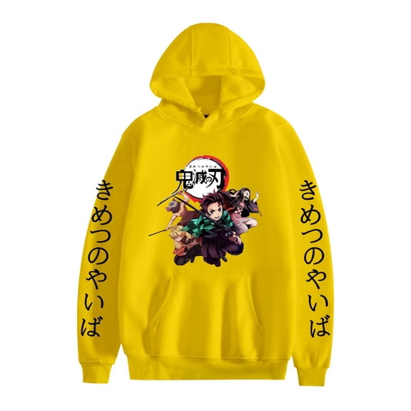 GFGSZTAFB Kamado Tanjirou Anime Hoodie Sweatshirt Fashion Men/Women Casual Hip Hop Autumn/Winter Clothes XS-3XL