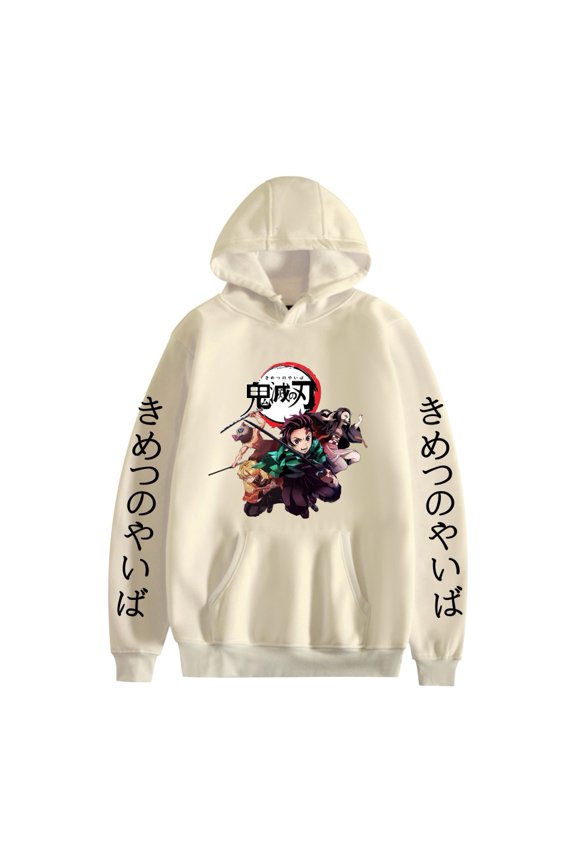 Kamado Tanjirou Anime Hoodie Sweatshirt Fashion Men/Women Casual Hip Hop Autumn/Winter Clothes XS-3XL