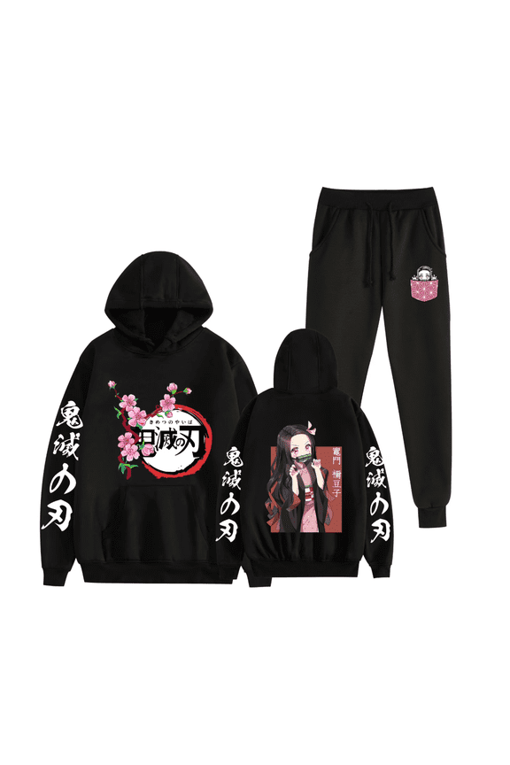 Nezuko Tanjirou Rengoku Kyoujurou Tsuyuri Kanawo Anime two-piece Hoodie