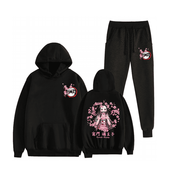 GFGSZTAFB Nezuko Tanjirou Rengoku Kyoujurou Tsuyuri Kanawo Anime two-piece Hoodie