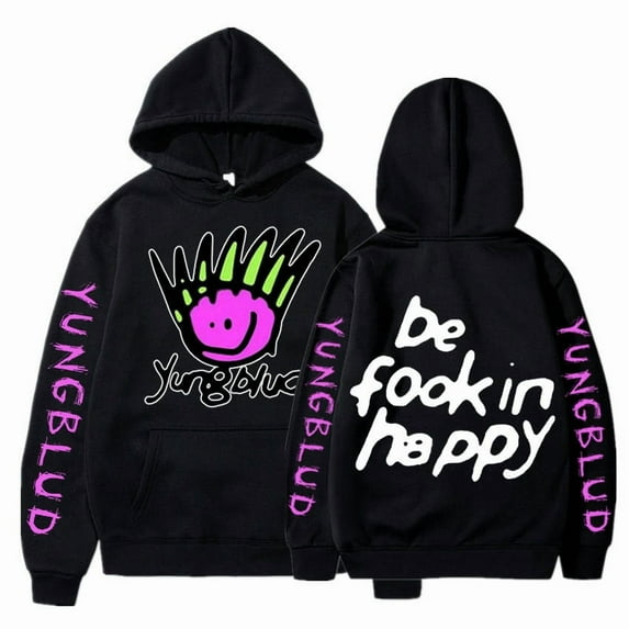 GFGSZTAFB Rock Singer Yungblu Hoodie Unisex Hip Hop Streetwear Long Sleeve Pullover Yungblu Casual Sweatshirt