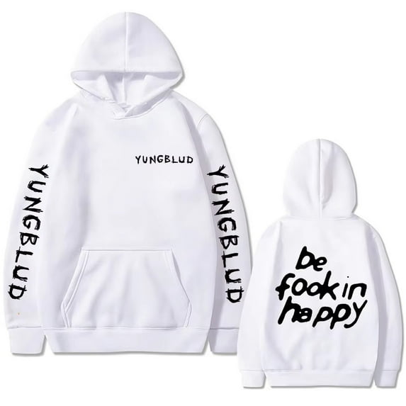 GFGSZTAFB Rock Singer Yungblu Hoodie Unisex Hip Hop Streetwear Long Sleeve Pullover Yungblu Casual Sweatshirt