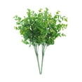 thumbnail image 1 of GFHFHITJ 2 Pcs Artificial Greenery Fake Plants Spring Faux Shrub Bushes geeen leafs Bouquet for Floral Arrangement Home Wedding Party Garden Centerpiece, 1 of 3
