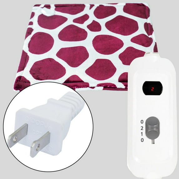 GFHFHITJ 110V Electric Blanket Warm Body Blanket Heating Pad Knee Pad Border Cover Blanket Electric Blanket Winter Plush Heating Large Size 8 Hot Spots Heating