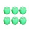 GFHFHITJ 6pcs Flameless LED Lights Apples Candle Lights Battery Powered Simulated Electrics Candle For Desktop Decoration Halloween Christmas Decoration