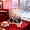 thumbnail image 1 of GFHFHITJ Artificial Rose Bear, 10" Valentines Teddy Bear with Light Preserved Flower Gifts for Birthday, Anniversary Valentines Day Gifts for Girlfriend, 1 of 6