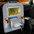 thumbnail image 1 of GFHFHITJ Backseat Car Organizer, Car Organizer with Tablet Holder, 6 Storage Pockets Seat Back Protectors for Aults Kids, Travel Car Accessories（Gray） Up to 50% off, 1 of 7