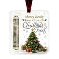thumbnail image 1 of GFHFHITJ Christmas Cash Gift Holder Ornament, Acrylic Money Holder Christmas Ornament for Cash, Clear Xmas Tree Decoration Hanging Gift Card Present for Holiday Homes Decor, 1 of 6