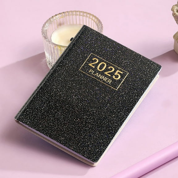 GFHFHITJ Daily Planner 2025 A7 Agenda Book Mini Portable Small Notebook Planner Planner Timing Management Up to 50% off