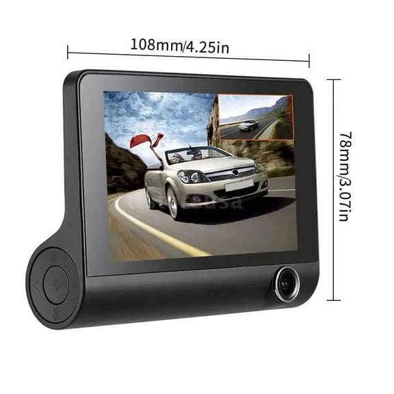 GFHFHITJ Dash Cam Front and Inside 1080P FHD Dash Camera for Cars wiht sInfrared Night Vis 140 Degrees Wide Parking Monitor Loop Recording APP