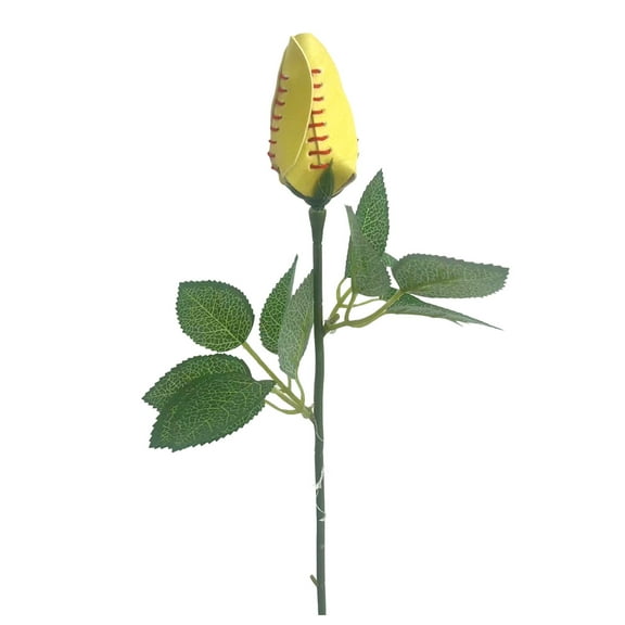 GFHFHITJ Day Gifts For Mom - Sport Leather Rose Personalized SoftBALLS Rose Artificial SoftBALLS Flowers GIFTS FOR SoftBALLS Mom Fans Graduation 'S Day