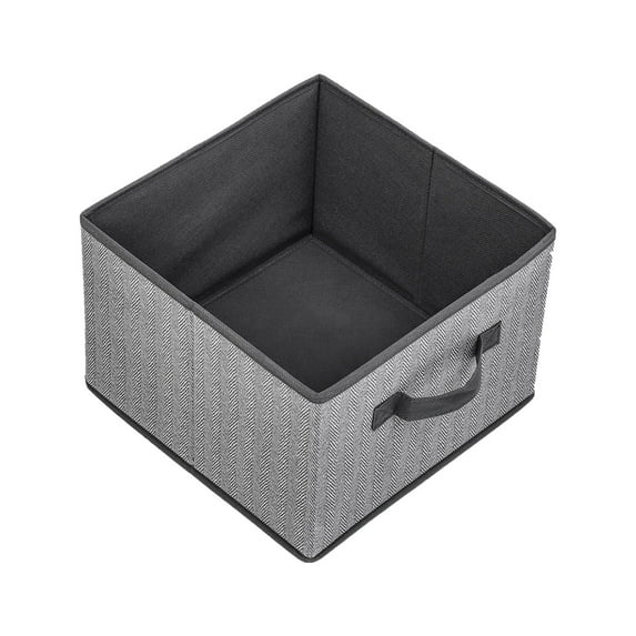 GFHFHITJ Foldable Fabric Storage Baskets For Shelves(1Pack) Small Bins With Handles, Canvas Baskets For Gifts Empty With Handles For Closet Nursery Home Shelves Toy