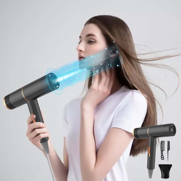 GFHFHITJ Hair&nbsp;Dryer,Hair Dryer High-Power Hair Dryer Home Hair Dryer Hot Wind Comb Hair Salon Blowing Comb
