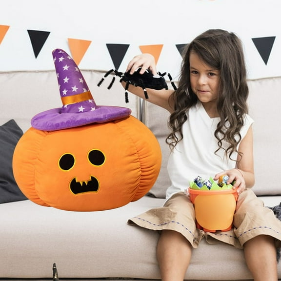 GFHFHITJ Halloween Funny Pumpkin Pillow Plush Toy Doll Cloth Doll Children's Doll Mall Decoration Activity Gift