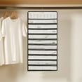 thumbnail image 1 of GFHFHITJ Hanging Jewelry Organizer, Jewelry Holder Storage Bag with Hook Pocket Organizer for Earrings, Necklaces, Rings on Closet Wall Door(White), 1 of 5