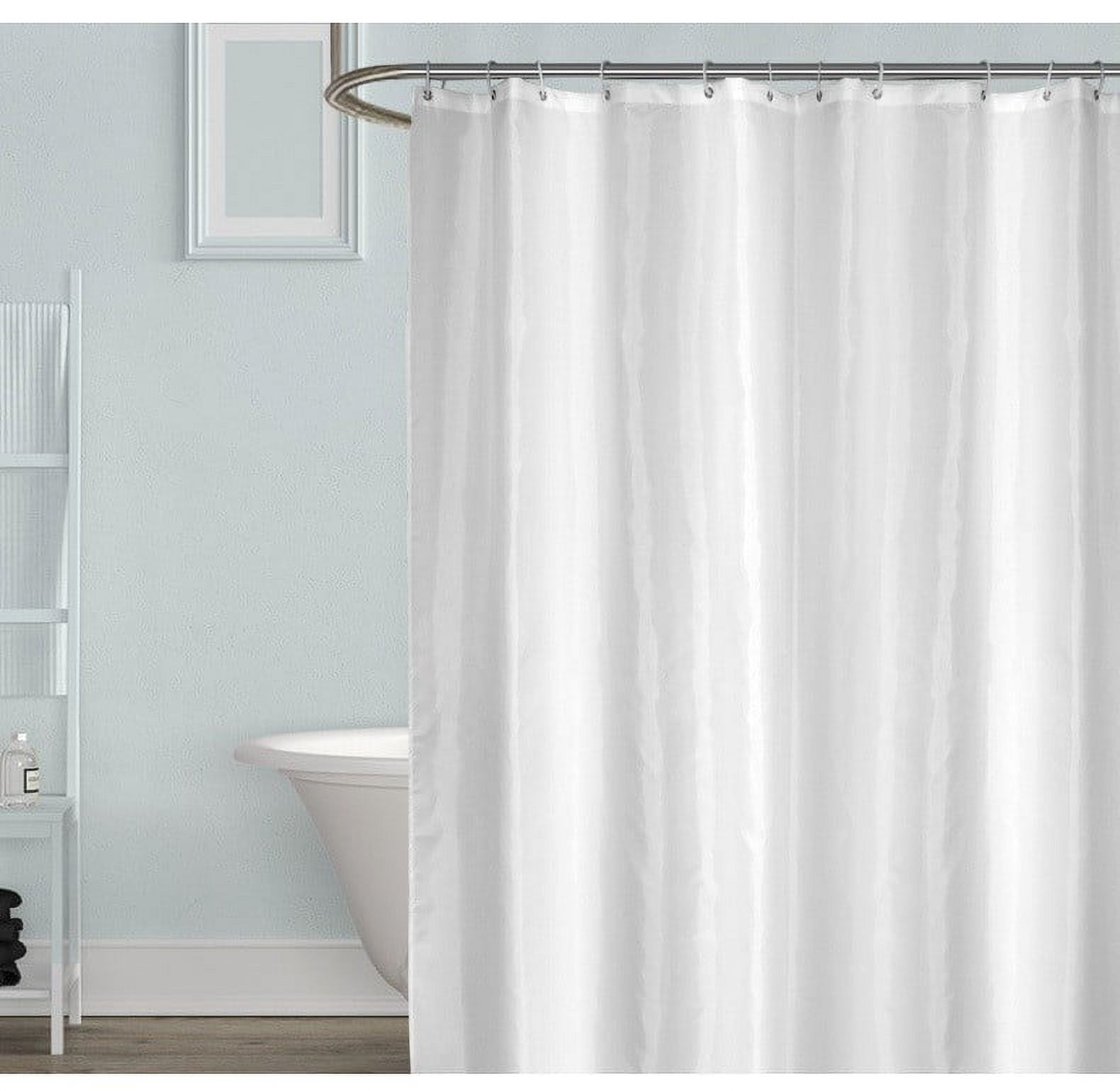 GFHFHITJ High-Grade Thick Solid Color Shower Curtain Bathroom Shower
