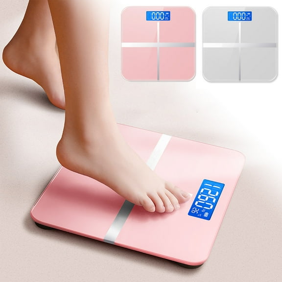 GFHFHITJ Household Intelligent Electronic Scale Glass Weight Scale Adult Body Scale Weighing Meter Greater Goods Digital AccuCheck Bathroom Scale