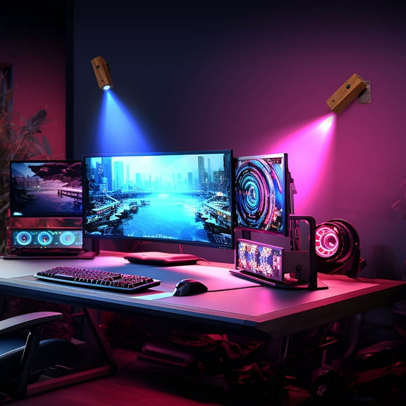 GFHFHITJ Intelligent Induction Human Body Induction Night Light Bedside Lamp Charging Magnetic Suction Corridor Staircase Wall Light