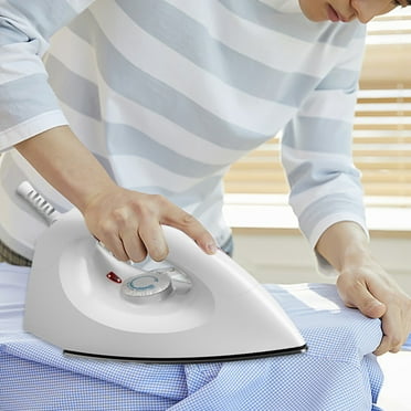 GFHFHITJ Iron, Access Stainless Steel Soleplate Steam Iron with Retractable Cord, Powerful Steam Diffusion, Auto-Off, Anti-Drip, 1725 Watts, Ironing, Black Clothes Iron
