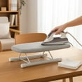 thumbnail image 1 of GFHFHITJ Ironing Board, Small Foldable Iron Board Portable Metal Frame Tabletop Ironing Table for Home Travel Use, Mobile Ironing Sleeve Accessories, 1 of 6