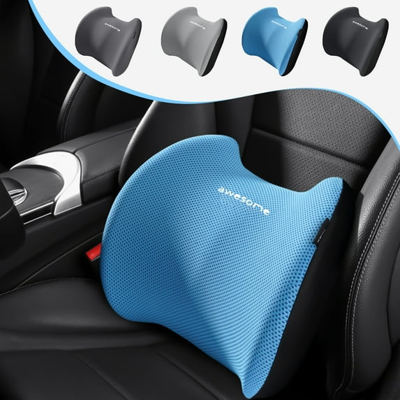 GFHFHITJ Lumbar Pillows, Lumbar Support Pillows For Office Chair, Ergonomic Memory Foam Back Pillows For Car, Back Support For Office Chair, Car, Bed