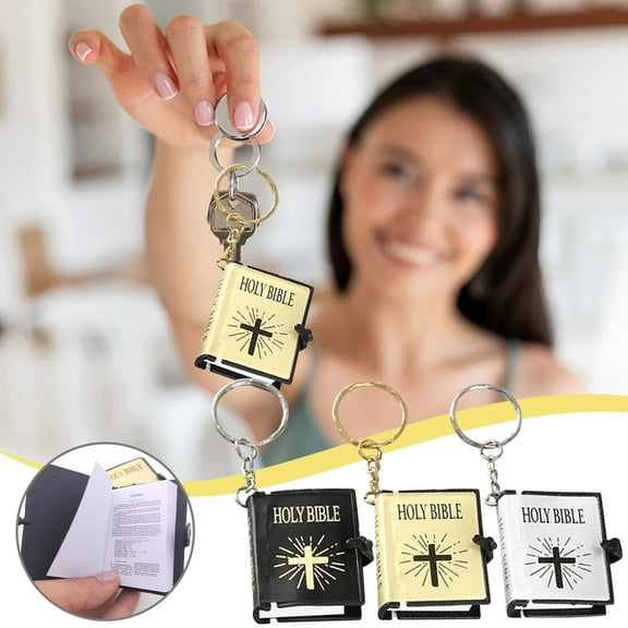 GFHFHITJ Mini Keychain Small Goods Small Scripture Pendant