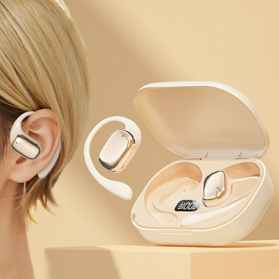 GFHFHITJ Mini Wireless Earbuds Bluestooth In Ear Light-Weight Headphones Built-In Microphone, Waterproofs, Immersive Premium Sound Long Distance Connection Headset