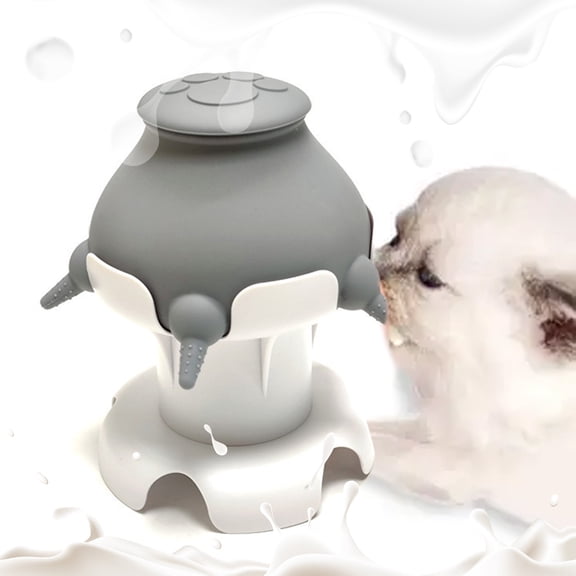 GFHFHITJ Puppy Feeder Bottle Puppy Milk Replacement Silicon Puppy Bottles For Nursing With 5 Nipples Puppy Feeders For Multiple Puppies