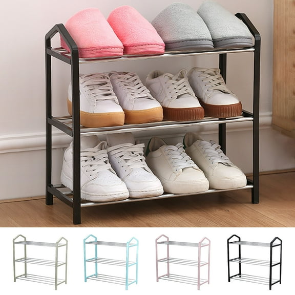 GFHFHITJ Shoe Rack Multilayer Household Economic Storage Put Door Shoe Cabinet Dormitory Small Shoe Rack Indoor Good-looking