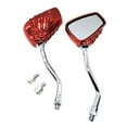 thumbnail image 1 of GFHFHITJ Skull Skeleton Hand Claw Side Mirrors Rearview Mirrors for Motorcycle with 8Mm 10Mm Thread Bolts, Left & Right(Red), 1 of 7