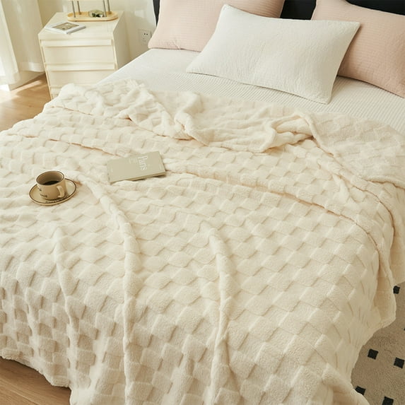 GFHFHITJ Soft Throw Blanket,Breathable White Black Colorful Floral Printed Bedding Sets 1Pieces -Friendly Velet Throw Blanket,39.37X59.05In