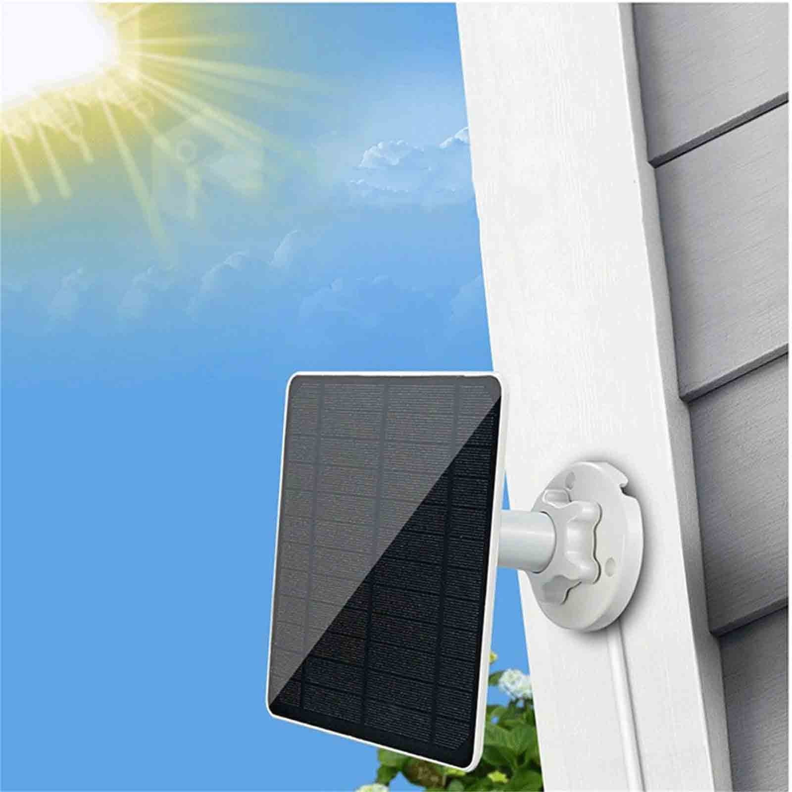 GFHFHITJ Solar Panel for Security Camera,3W Camera Solar Panel Micro ...