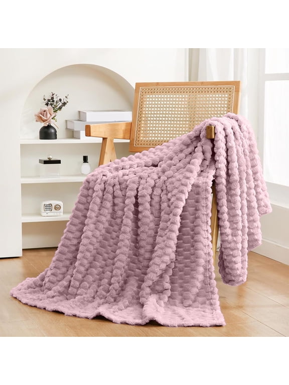 Thickened Turtle Velvet Throw Blanket for Couch - Lightweight Plush Fuzzy Cozy Soft Blankets and Throws for High Traffic Areas In Living Room, Bedroom
