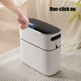 thumbnail image 1 of GFHFHITJ Trash Can,Bathroom Trash Can Contactless Trash Can Large Capacity Trash Can 8L Living Room Trash Can Thickened Trash Can, 1 of 8