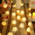 thumbnail image 1 of GFHFHITJ Valentines Day String Light, LED Flower String Light Battery Operated Indoor 20Ft Flower Fairy Lights for Wedding Home Party Birthday Festival Valentines Day Decor, 1 of 6