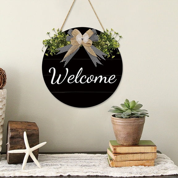 GFHFHITJ Welcome Sign for Front Door Interchangeable Pieces,3D Welcome Hanger Funny Welcome Sign Home Outdoor Decor 11.8Inch, Door Hanger Welcome Sign Home Decor Funny Words Door Hanger