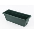 thumbnail image 1 of GFHFHITJ Window Box Planter, Plastic Vegetable Flower Plant Pots, 16.9×7" Plastic Rectangular Flower Pots with Saucers for Indoor Outdoor Garden, Patio, Home Decor, 1 of 1