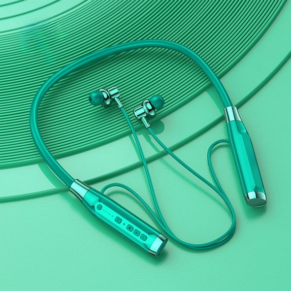 GFHFHITJ Wireless Bluetooth Earbuds, Bluetooth 5.4 Wireless Sport Headphone with Ear Hooker, Stereo High-definition Call Directional Sound Transmission Bluetooth Earphones(Green)