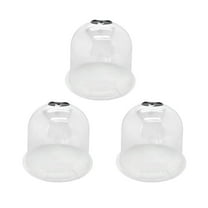 GFHFHTJ Garden Cloche Plant Dome,Plastic Plant Bell Cover Reusable Mini Greenhouse with much Ground Securing Pegs & much Plant Labels for Outdoors Frost Protection