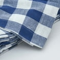 thumbnail image 1 of GFI LINEN CLUBS Cotton Gingham Check Pre-Washed Dinner Napkins 18X18 Pack of 12 , Colour Blue & White with 1 Inch Decorative Selvedge Meter Cornered Finish, 1 of 5