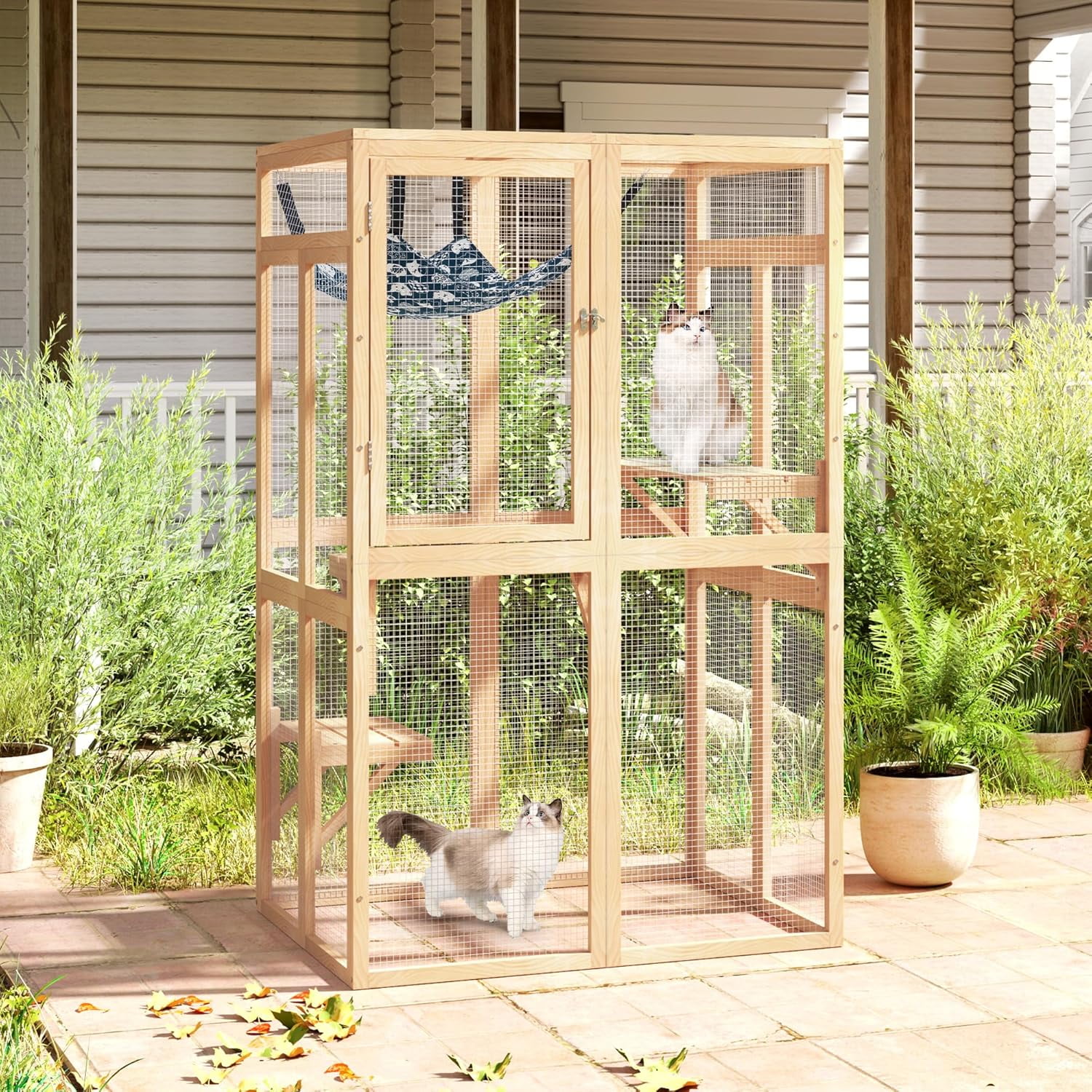 Best Catio Large Outdoor Catio Enclosure: Spacious Cat House With - Main Image
