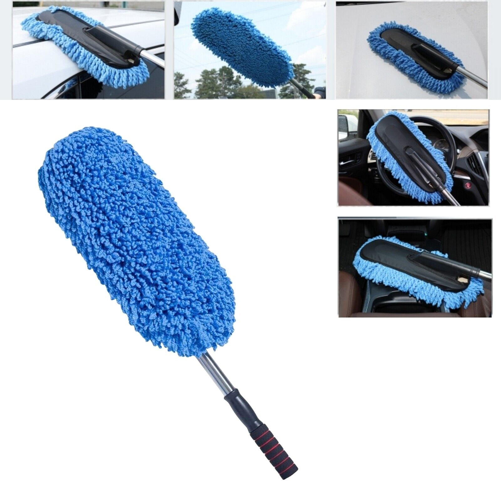GFNXYI Soft Microfiber Car Duster for Exterior Cleaning, Scratch-Free ...